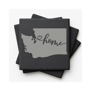 Washington Slate Coasters 4x4 Laser Engraved Stone Drink Coasters Washington Home Décor Evergreen State Established 1889 Gift — Dandelion Design Co. — SlateStudioMedia:gallery:14 — 0120-WSGN_washington_slate_coasters_4x4_laser_engraved_stone_drink_coasters_washington_home_d_cor_evergreen_state_established_1889_gift_12_D02_square_stack.png