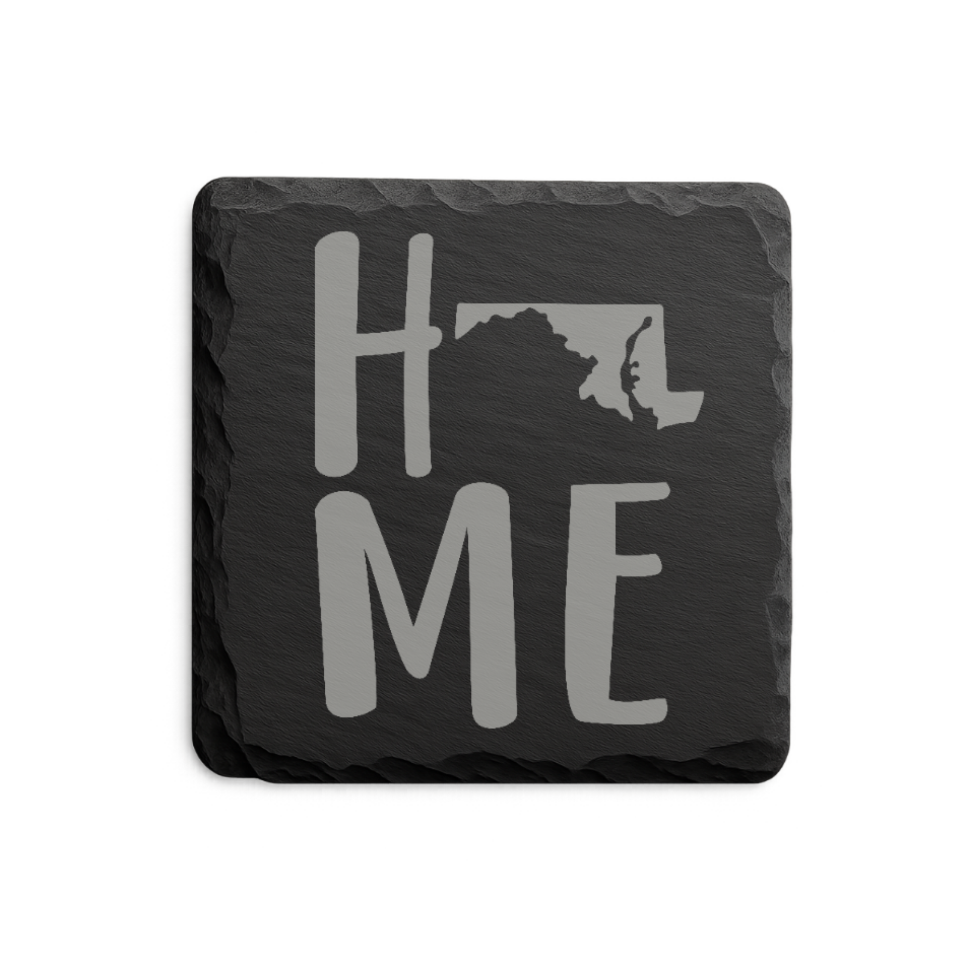 Maryland Slate Coasters 4x4 Laser Engraved Stone Drink Coasters Maryland Home Décor Old Line State Established 1788 Gift — Dandelion Design Co. — SlateStudioMedia:design%3A1%3Ashape%3Asquare:2 — 0123-MSGN_maryland_slate_coasters_4x4_laser_engraved_stone_drink_coasters_maryland_home_d_cor_old_line_state_established_1788_gift_03_square_main.png