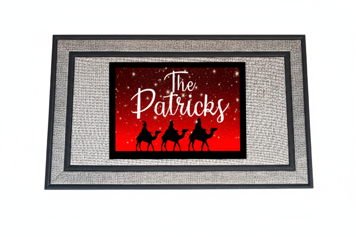 Three Wise Men Door Mat - Christmas Decor