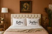 Better Together Personalized Pillows -  Anniversary Gifts for Girlfriend - Couples