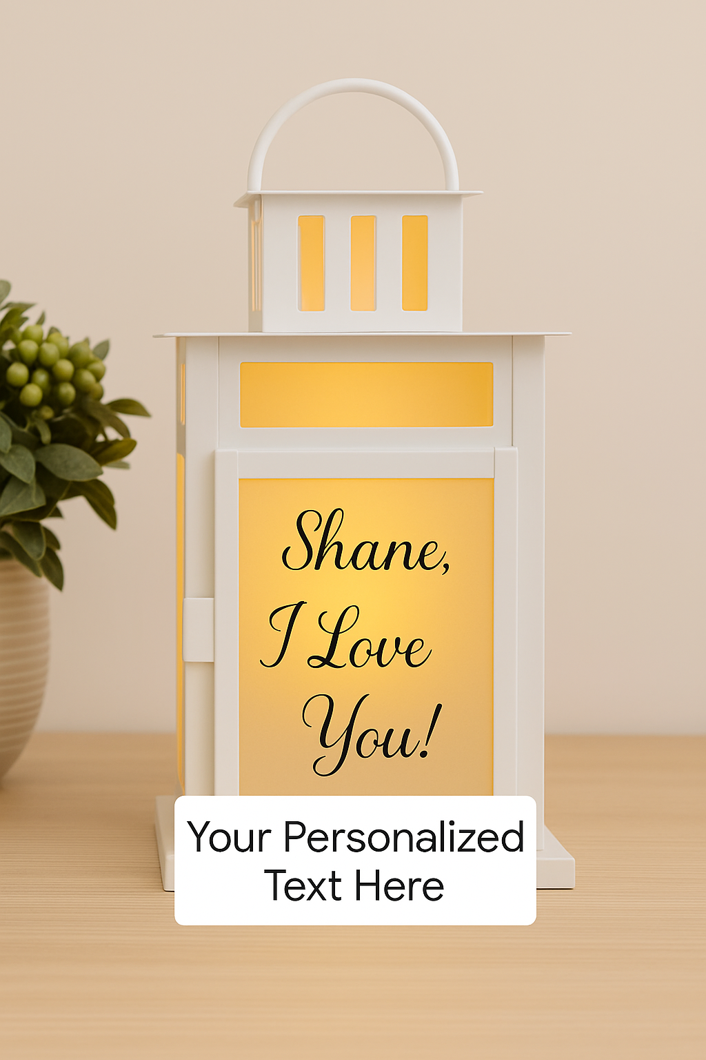 You Will Forever Be My Always Love Lantern - Multiple Options  - Personalized with your photos - Wedding Gift - Anniversary