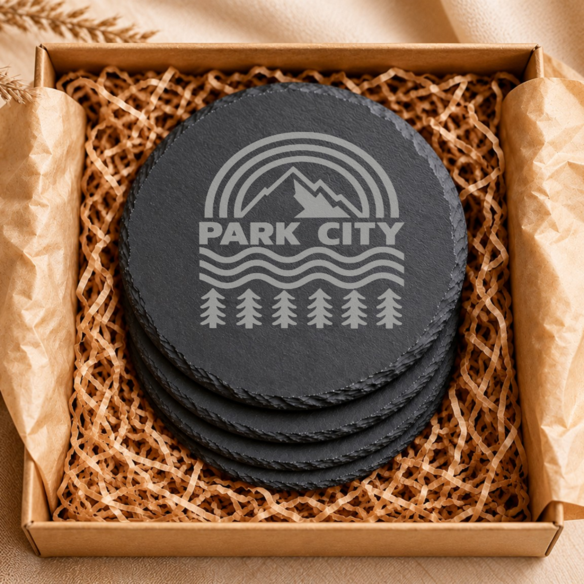 Park City Utah Mountain Themed — Dandelion Design Co. — SlateStudioMedia:gallery:5 — DDC-COA-000001_park_city_utah_mountain_themed_06_round_gift_box.png