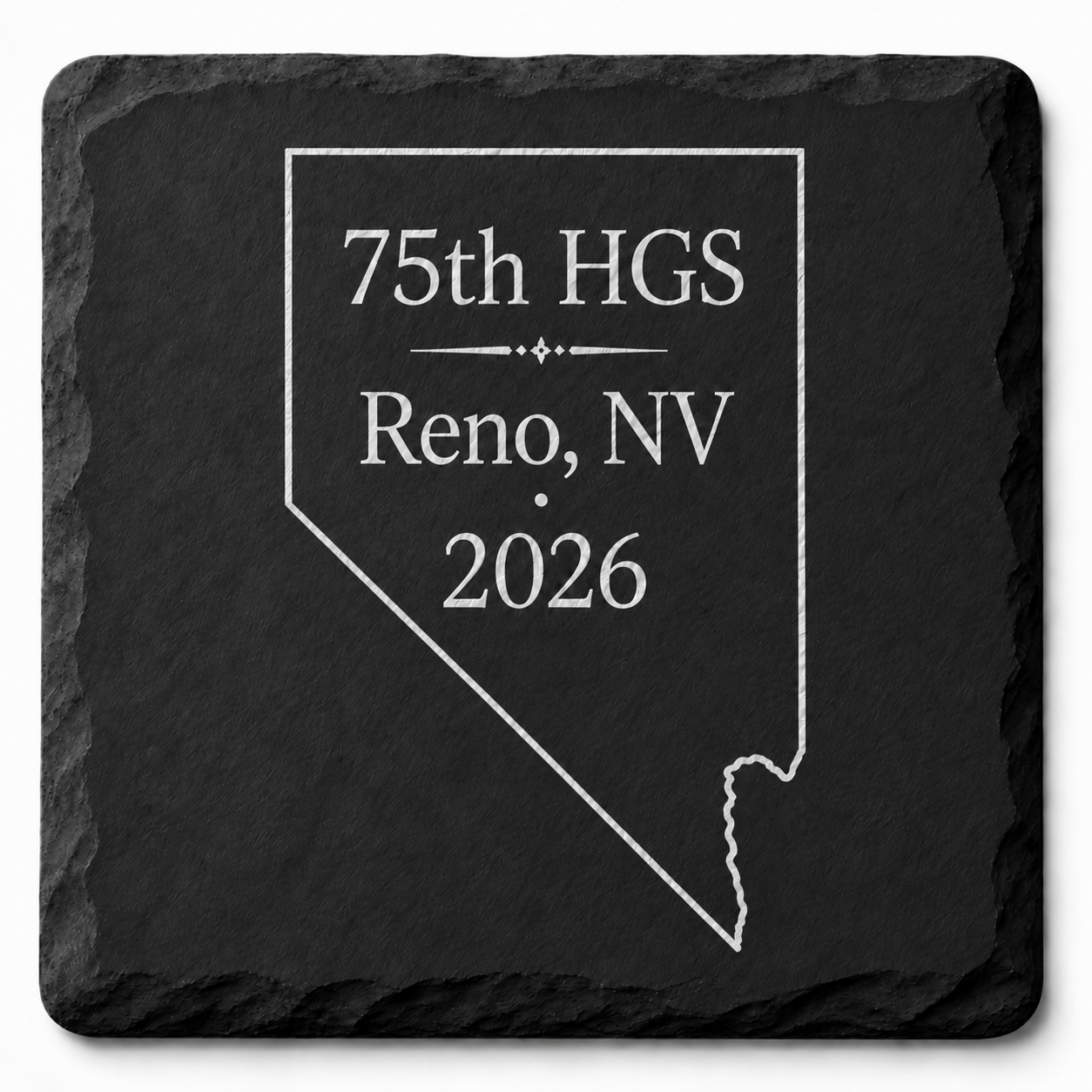 75th HGS Reno, NV 2026 Slate Coaster Set of 4