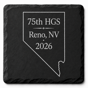 75th HGS Reno, NV 2026 Slate Coaster Set of 4