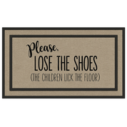 Funny Children Lick the Floor Doormat | Christmas Gift Idea