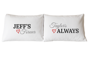 Always Personalized Pillows -  Anniversary Gifts for Girlfriend - Couples