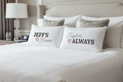 Always Personalized Pillows -  Anniversary Gifts for Girlfriend - Couples
