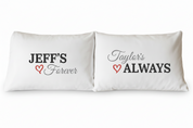 Always Personalized Pillows -  Anniversary Gifts for Girlfriend - Couples
