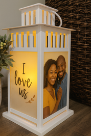 I Love Us Love Lantern - Multiple Options - Personalized with your photos - Wedding Gift - Anniversary