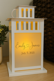 Connected Hearts Love Lantern: First Names Connected with Hearts, Personalized Photos & Messages for Your Everlasting Love