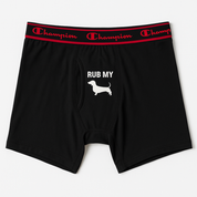 Rub My Weiner Men's Boxer Underwear - Funny Valentines Day Gift