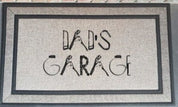 Dad's Garage Tool's Door Mat Front Door Mat - Garage Gift Idea - Fathers Day - Dads Birthday