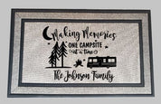 Making Memories One Campsite at a Time Personalized Doormat - Premium Quality - Custom Design