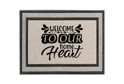 Welcome to Our Home Heart Doormat – Heartwarming and Inviting Welcome Mat