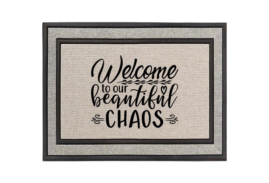 Welcome to Our Beautiful Chaos Doormat – Fun and Charming Welcome Mat