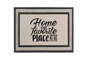 Home Our Favorite Place to Be Doormat – Cozy and Inviting Welcome Mat