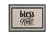 Bless Our Nest Doormat – Warm and Inviting Welcome Mat