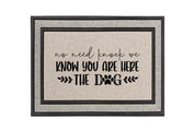 Please Knock So We Have Time to Clean Up Doormat