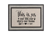 This is Us: Our Life, Our Story, Our Home Doormat