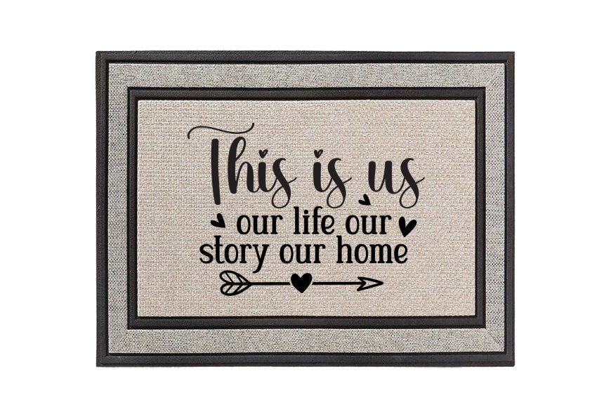 This is Us: Our Life, Our Story, Our Home Doormat