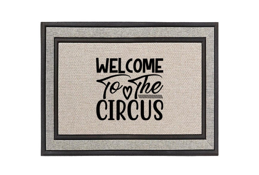 Welcome to the Circus Doormat – Fun and Whimsical Welcome Mat