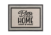 Bless Our Home Doormat – Warm and Inviting Welcome Mat