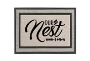 Our Nest Doormat – Cozy and Inviting Welcome Mat
