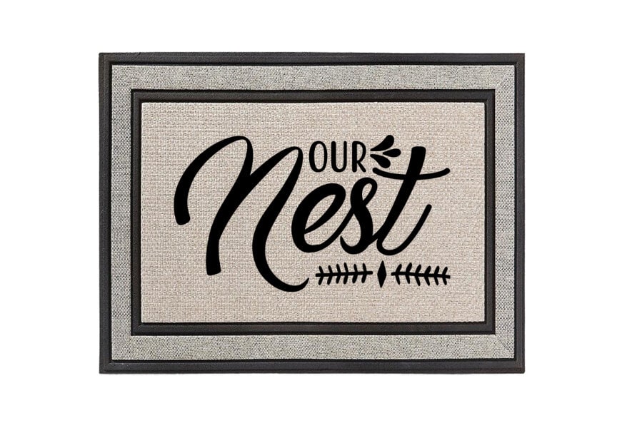 Our Nest Doormat – Cozy and Inviting Welcome Mat