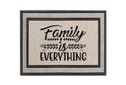 Family is Everything Doormat – Heartwarming and Inviting Welcome Mat
