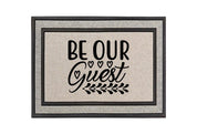 Be Our Guest Doormat – Warm and Inviting Welcome Mat