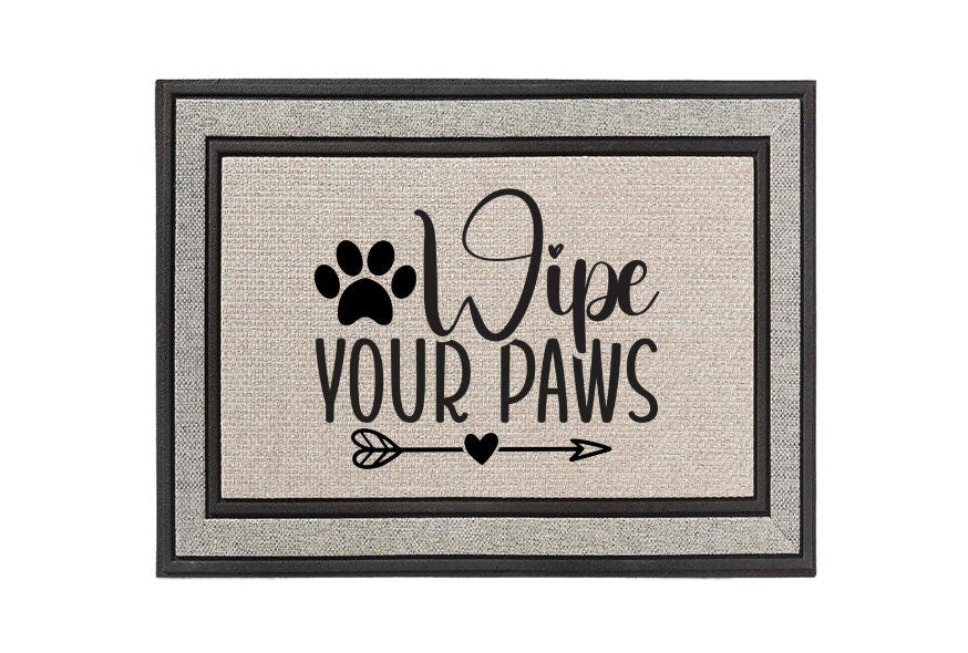 Wipe Your Paws Doormat