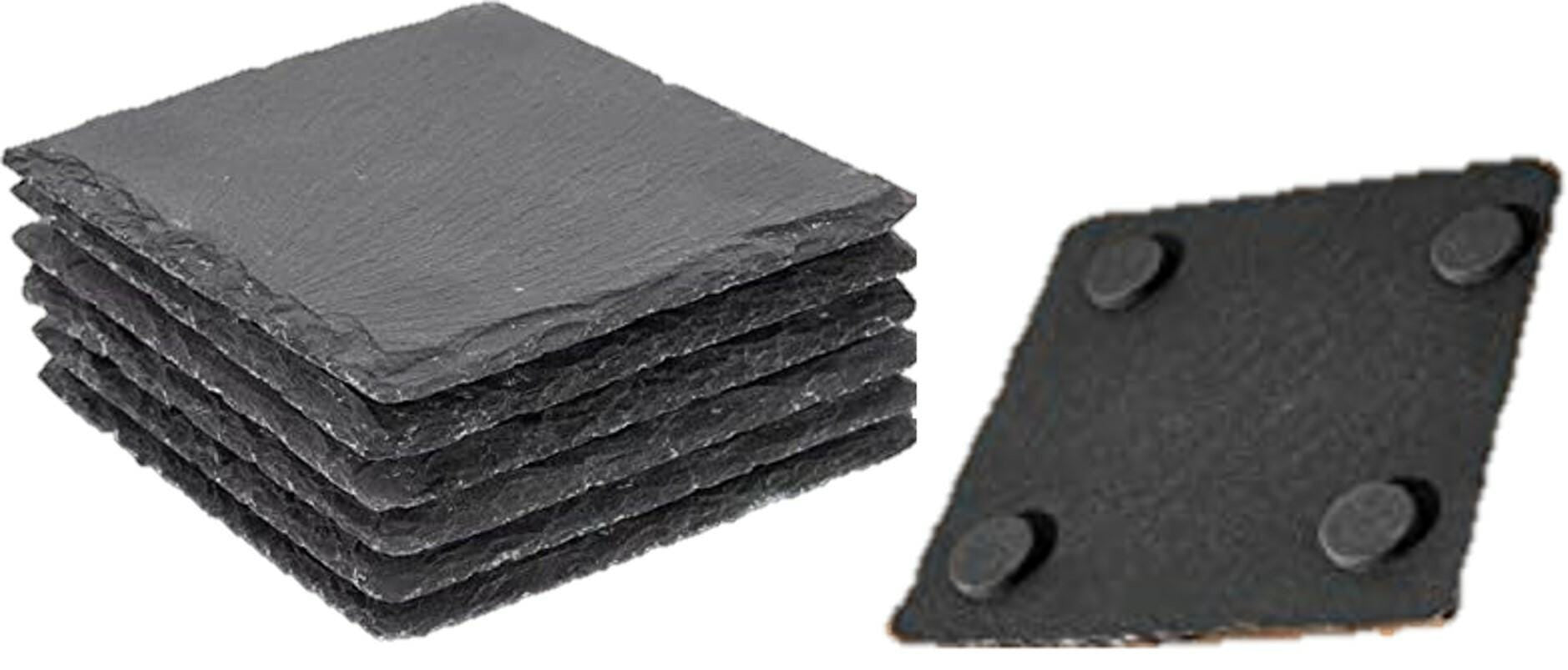 Grand Teton National Park Slate Coaster – Natural Stone Drink Coaster with Trees | Rustic Home Decor | Gift for National Parks