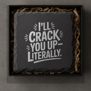 Chiropractor Slate Coasters – Funny and Functional Gift for Chiropractors and Patients