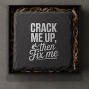 Chiropractor Slate Coasters – Funny and Functional Gift for Chiropractors and Patients