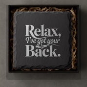 Chiropractor Slate Coasters – Funny and Functional Gift for Chiropractors and Patients