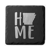 Arkansas Slate Coasters 4x4 Laser Engraved Stone Drink Coasters Arkansas Home Décor Natural State Established 1836 Gift Set