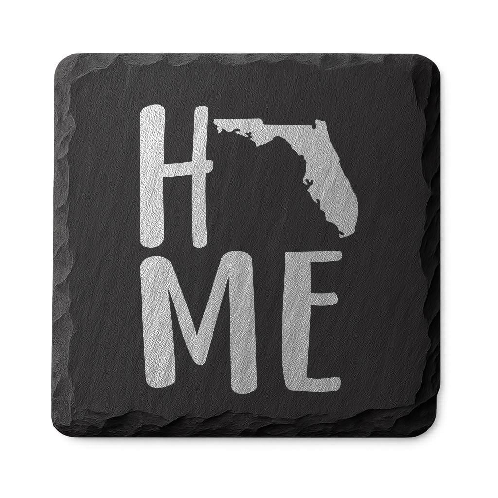Florida Slate Coasters 4x4 Laser Engraved Stone Drink Coasters Florida Home Décor Sunshine State Established 1845 Gift