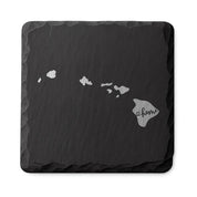 Hawaii Slate Coasters 4x4 Laser Engraved Stone Drink Coasters Hawaii Home Decor Aloha State Established 1959 Gift