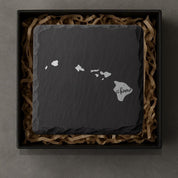 Hawaii Slate Coasters 4x4 Laser Engraved Stone Drink Coasters Hawaii Home Decor Aloha State Established 1959 Gift