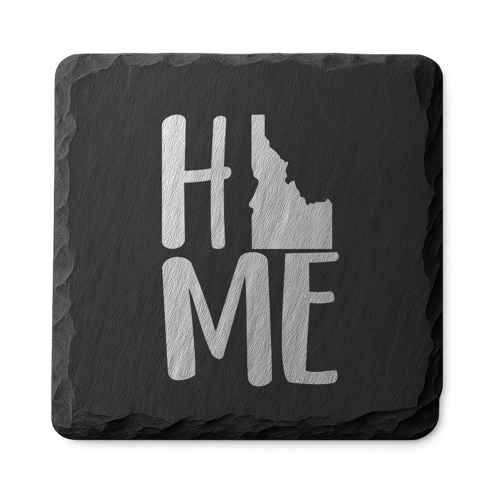 Idaho Slate Coasters 4x4 Laser Engraved Stone Drink Coasters Idaho Home Decor Gem State Established 1890 Gift