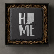 Indiana Slate Coasters 4x4 Laser Engraved Stone Drink Coasters Indiana Home Decor Hoosier State Established 1816 Gift