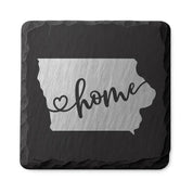 Iowa Slate Coasters 4x4 Laser Engraved Stone Drink Coasters Iowa Home Decor Hawkeye State Established 1846 Gift