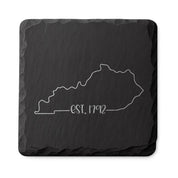 Kansas Slate Coasters 4x4 Laser Engraved Stone Drink Coasters Kansas Home Décor Sunflower State Established 1861 Gift