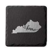 Kansas Slate Coasters 4x4 Laser Engraved Stone Drink Coasters Kansas Home Décor Sunflower State Established 1861 Gift