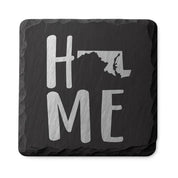 Maryland Slate Coasters 4x4 Laser Engraved Stone Drink Coasters Maryland Home Décor Old Line State Established 1788 Gift