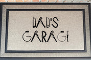 Dad's Garage Tool's Door Mat Front Door Mat - Garage Gift Idea - Fathers Day - Dads Birthday