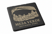 Mesa Verde National Park Slate Coaster – Natural Stone Drink Coaster  | Rustic Home Decor | Gift for National Parks