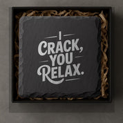 Chiropractor Slate Coasters – Funny and Functional Gift for Chiropractors and Patients