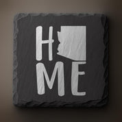 Arizona Slate Coasters 4x4 Laser Engraved Stone Drink Coasters Arizona Home Décor Grand Canyon State Established 1912 Gift