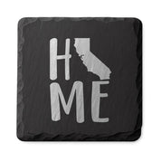 California Slate Coasters 4x4 Laser Engraved Stone Drink Coasters California Home Décor Golden State Established 1850 Gift